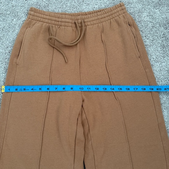 PINK Victoria’s Secret Ivy Fleece High Rise Wide Leg Sweatpants Toffee - Picture 12 of 15